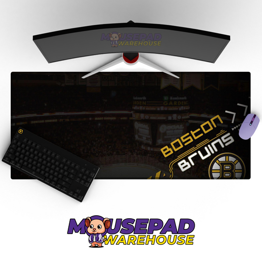 Boston Bruins V39 Mousepad Deskmat Mockup