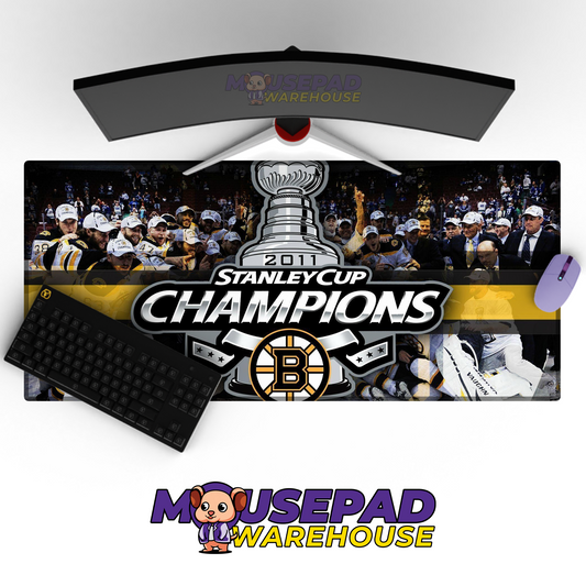 Boston Bruins V5 Mousepad Deskmat Mockup