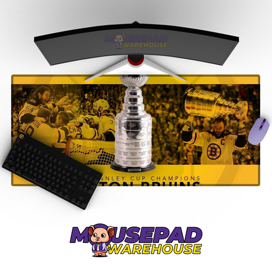 Boston Bruins V7 Mousepad Deskmat Mockup