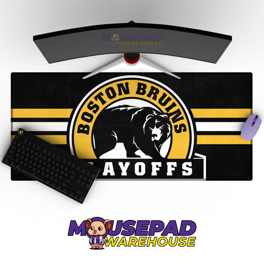 Boston Bruins V8 Mousepad Deskmat Mockup