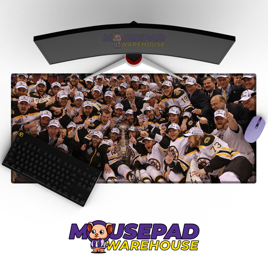 Boston Bruins V9 Mousepad Deskmat Mockup