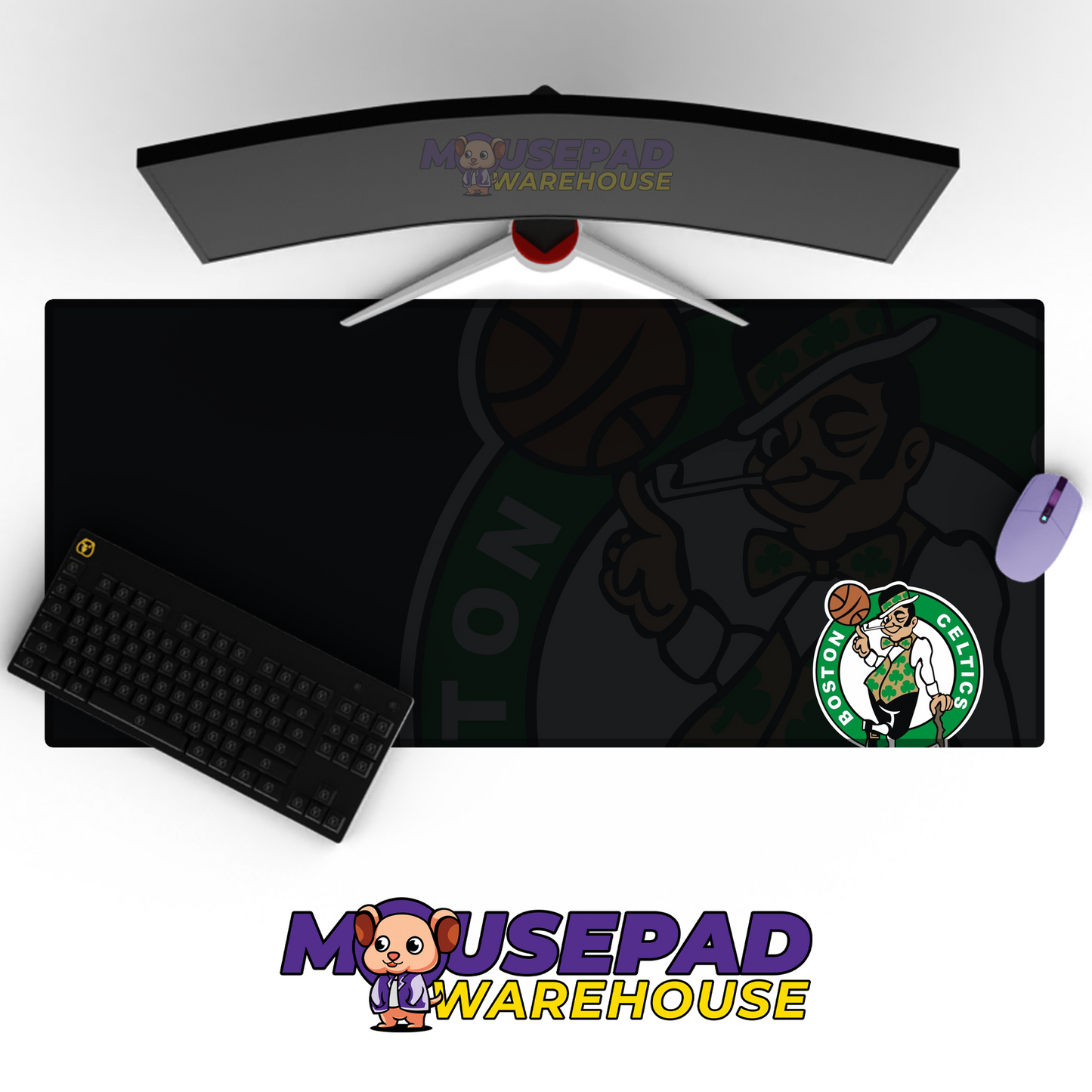 Boston Celtics V10 Mousepad Mockup