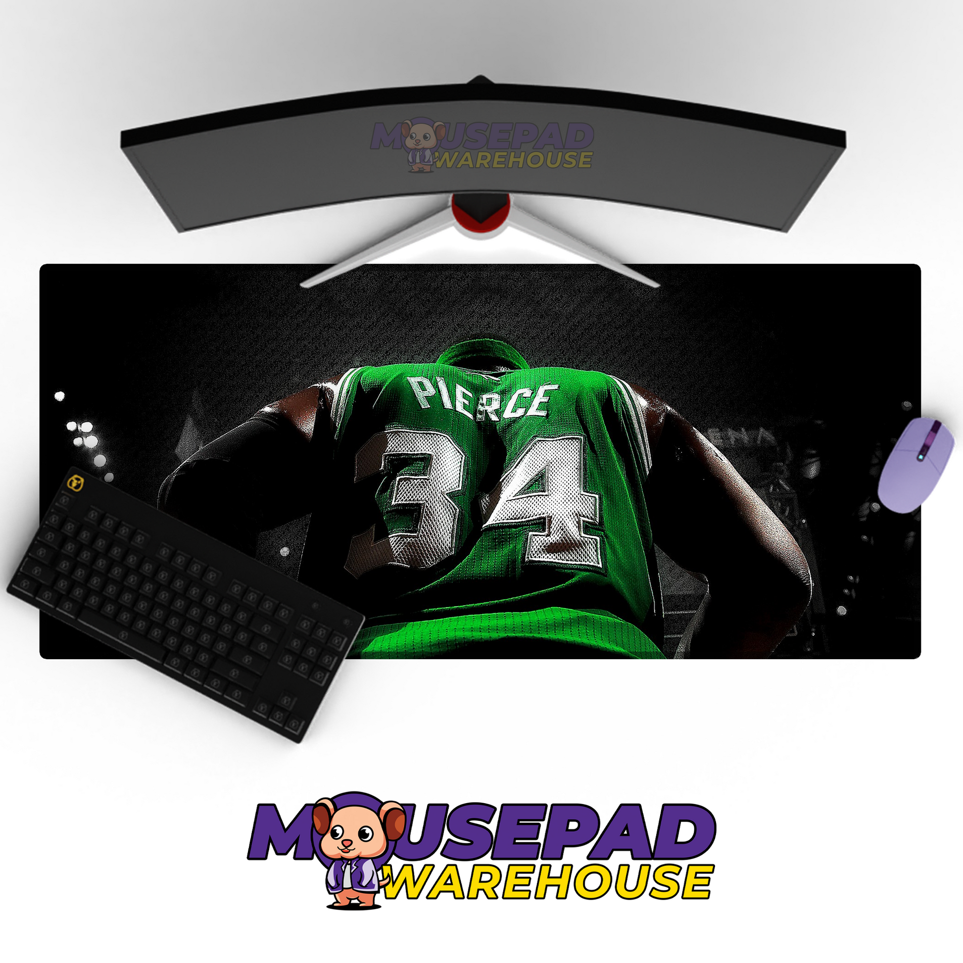 Boston Celtics V11 Mousepad Mockup