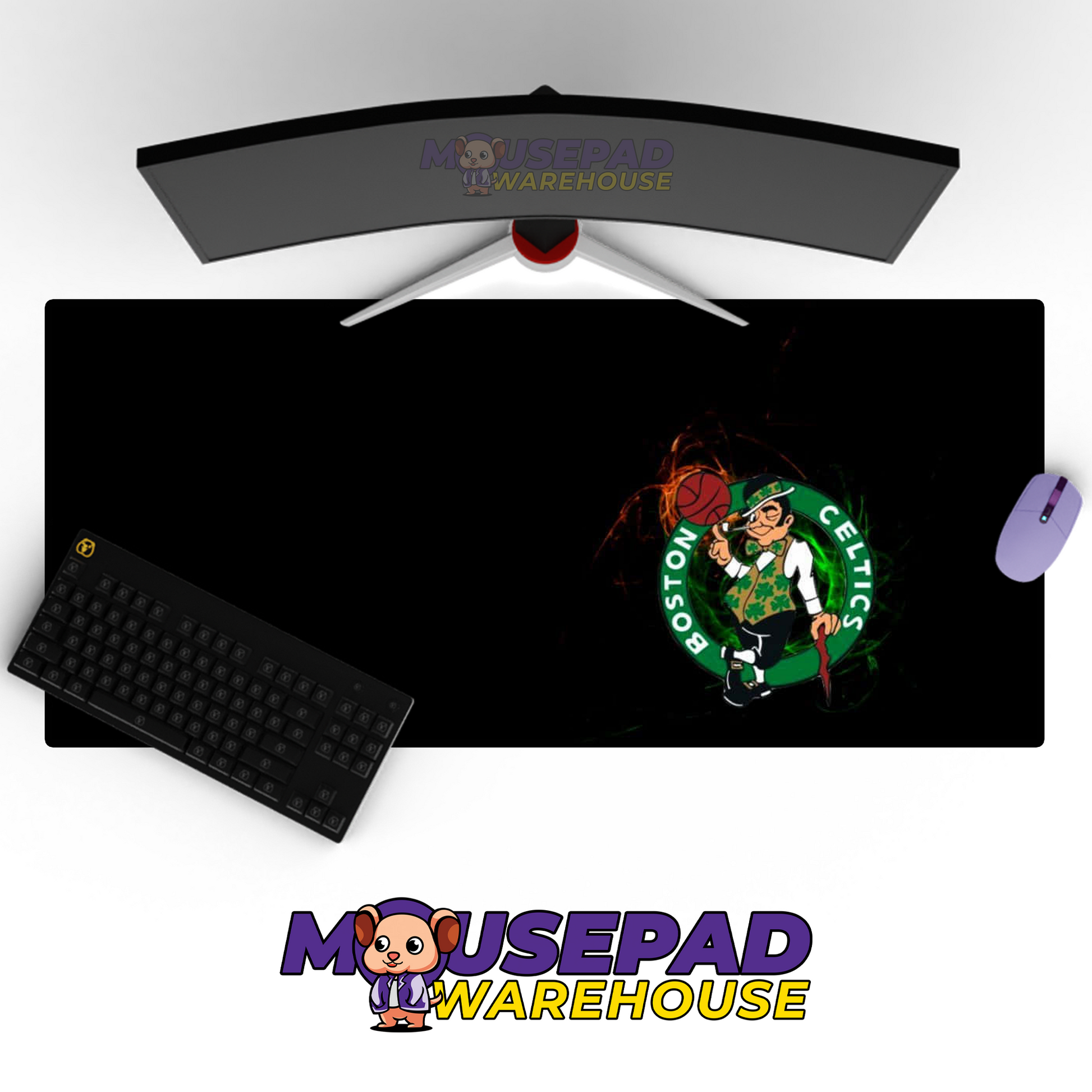 Boston Celtics V12 Mousepad Mockup