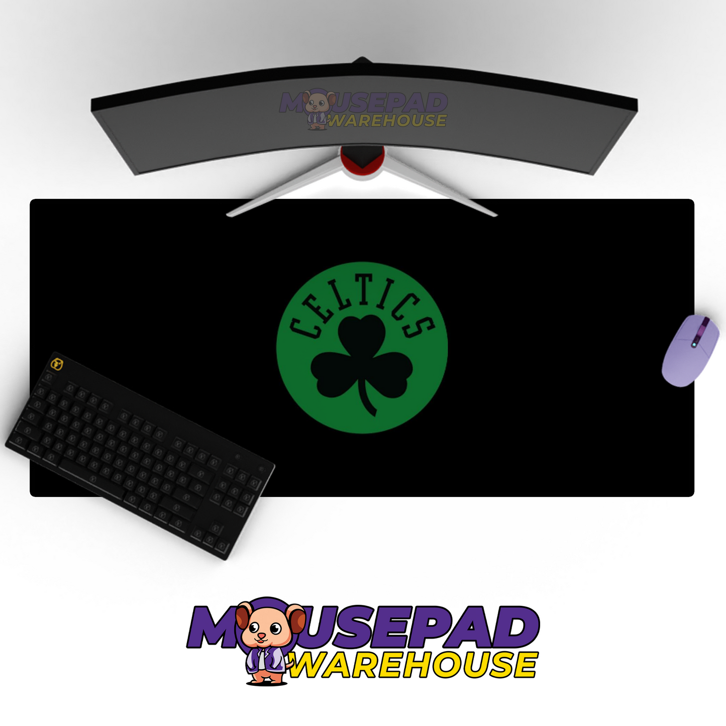 Boston Celtics V13 Mousepad Mockup