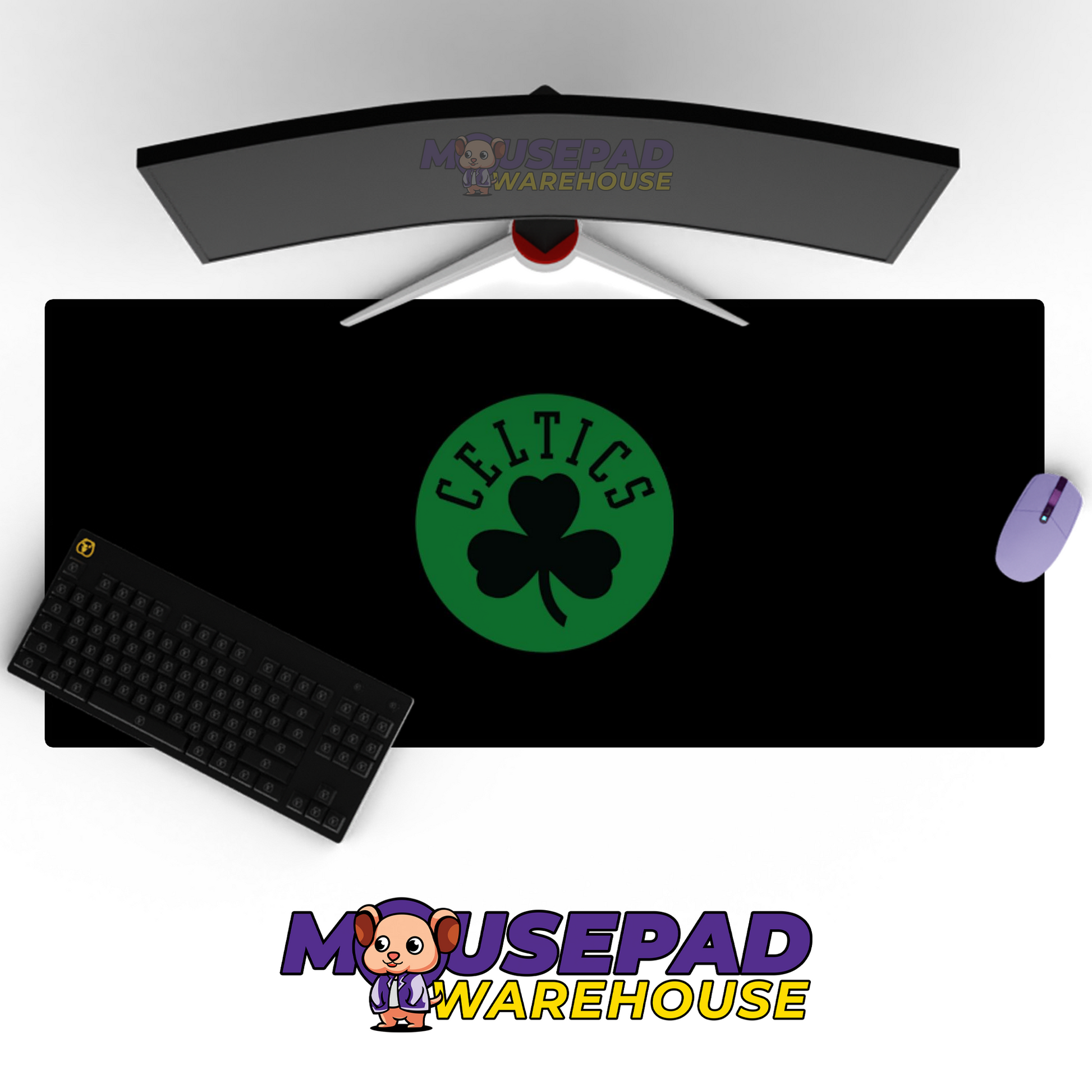 Boston Celtics V13 Mousepad Mockup