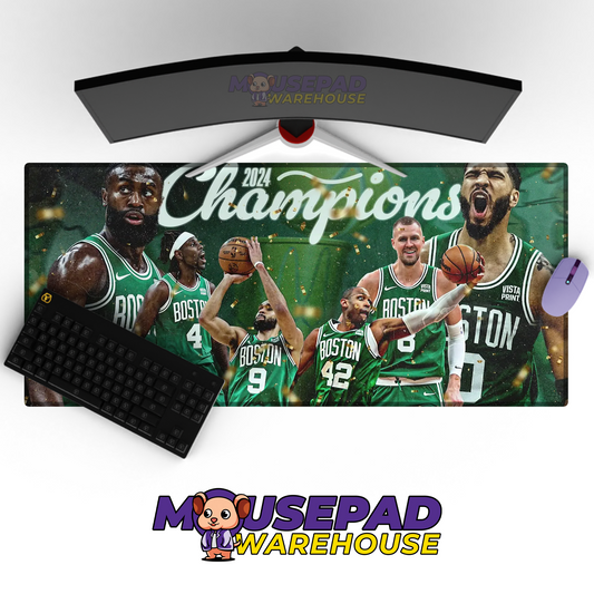 Boston Celtics V15 Mousepad Mockup
