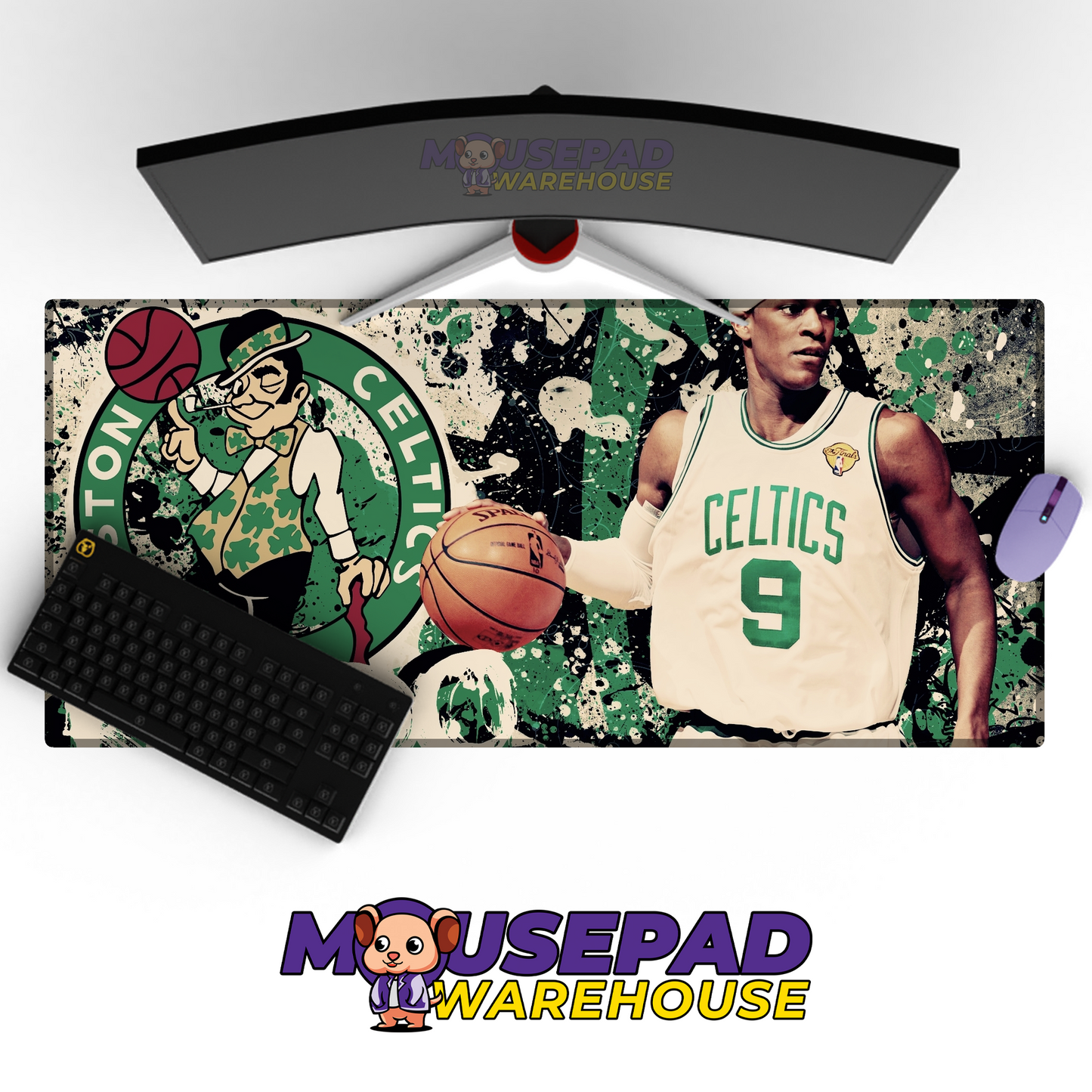 Boston Celtics V17 Mousepad Mockup