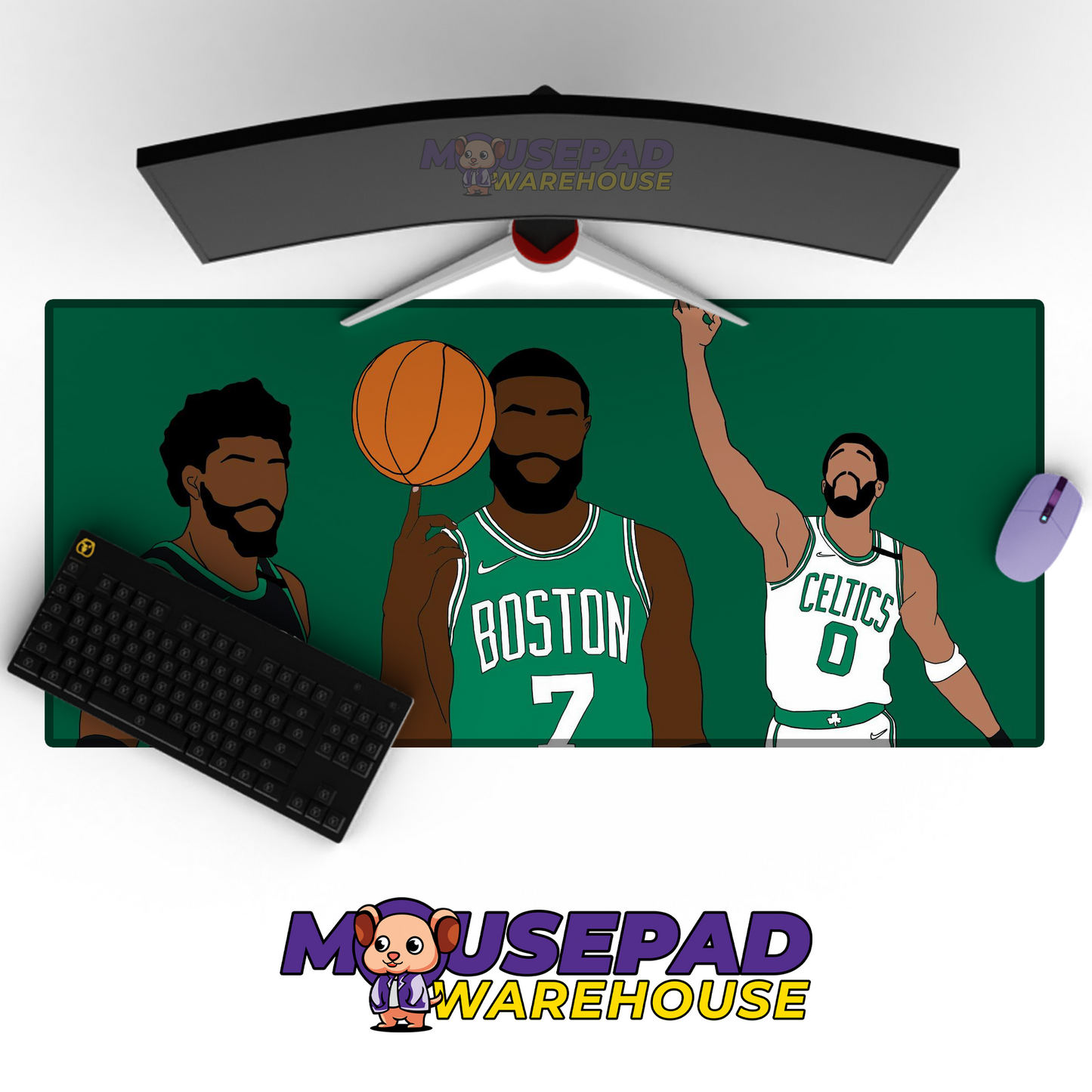 Boston Celtics V1 Mousepad Mockup