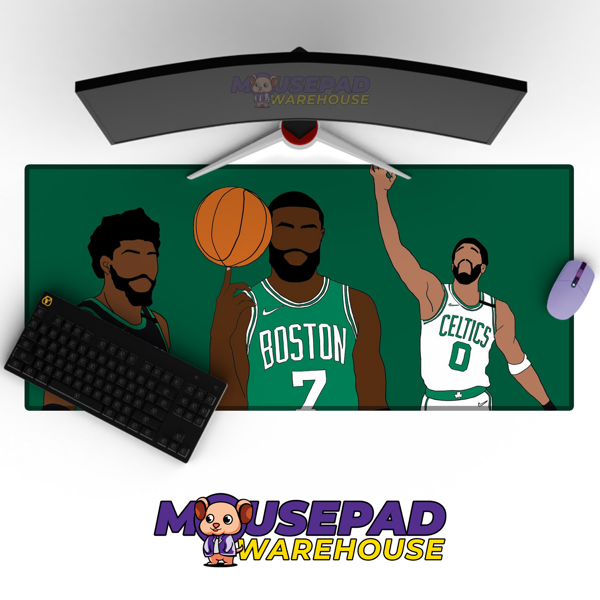 Boston Celtics V1 Mousepad Mockup