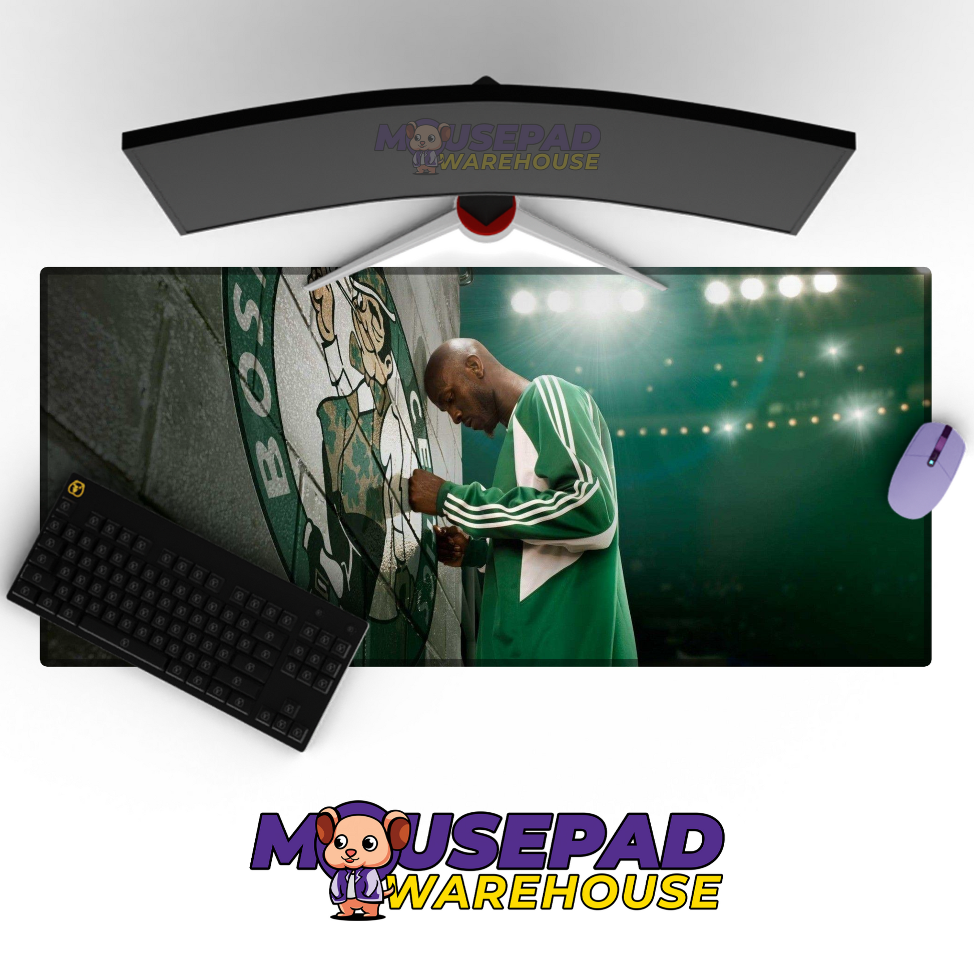 Boston Celtics V20 Mousepad Mockup