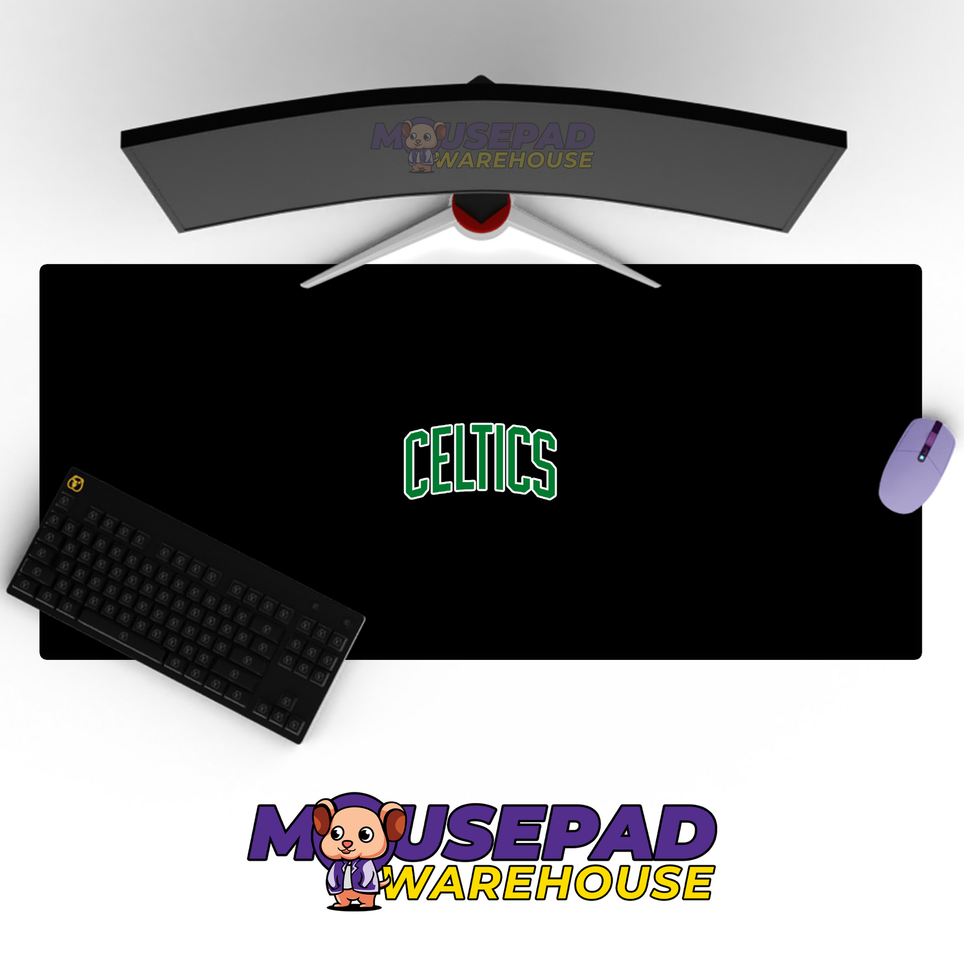 Boston Celtics V4 Mousepad Mockup