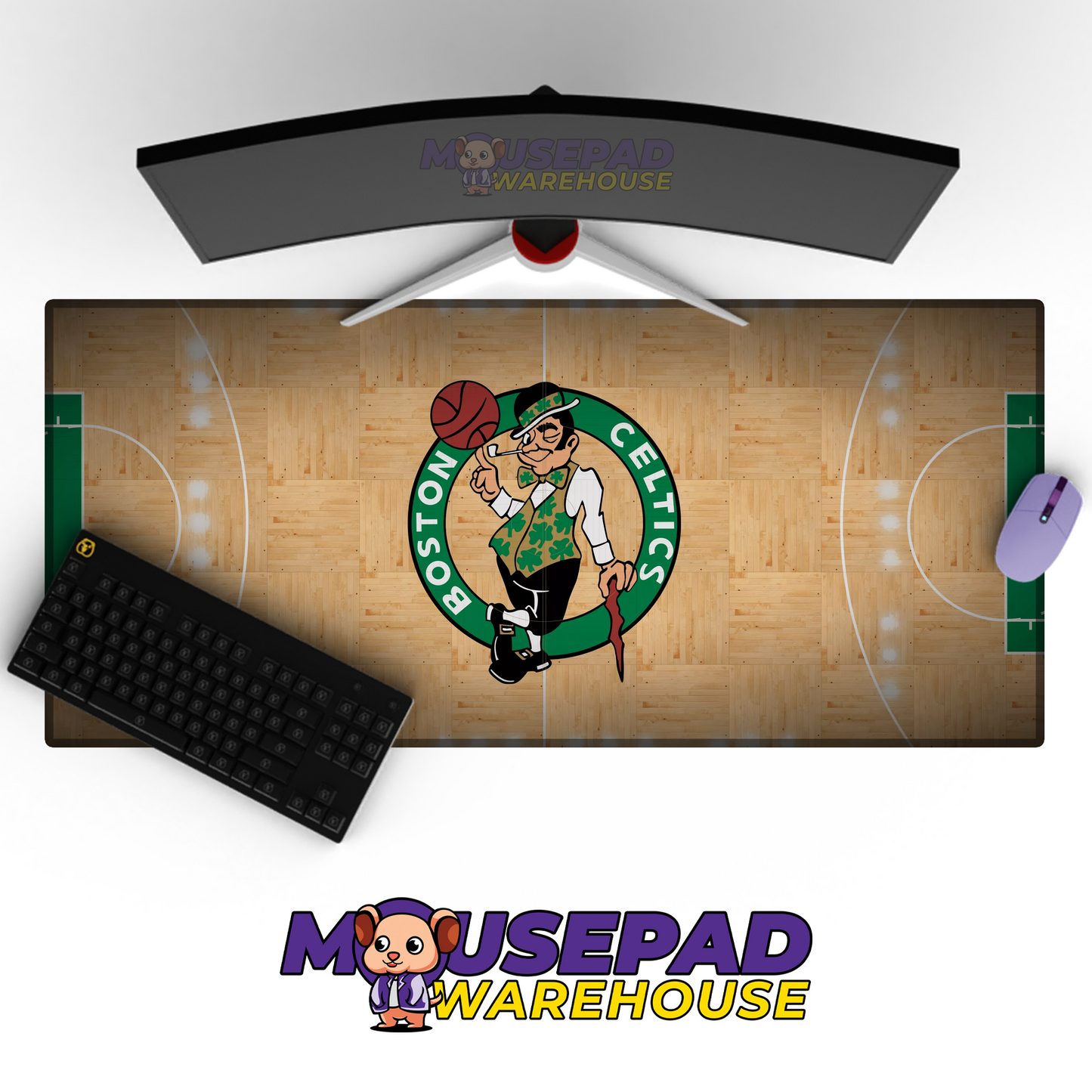 Boston Celtics V6 Mousepad Mockup