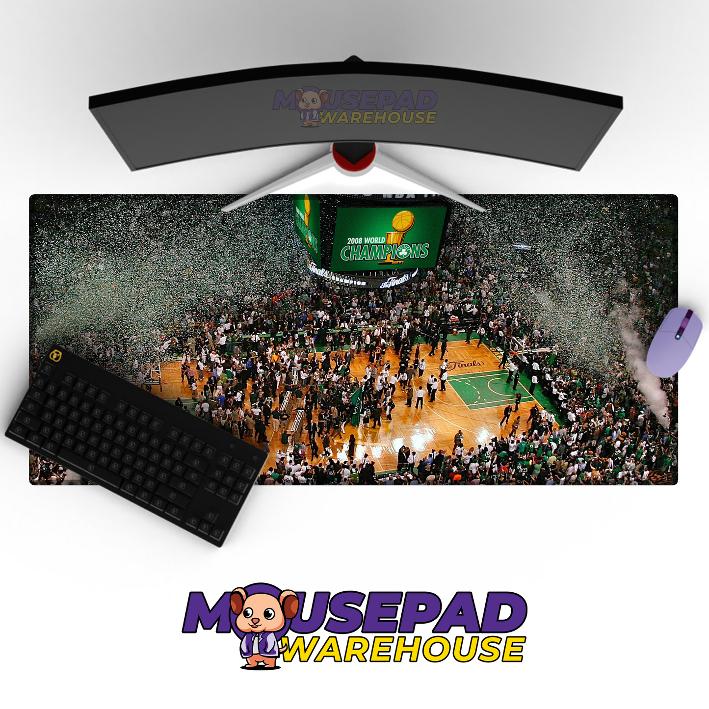 Boston Celtics V7 Mousepad Mockup