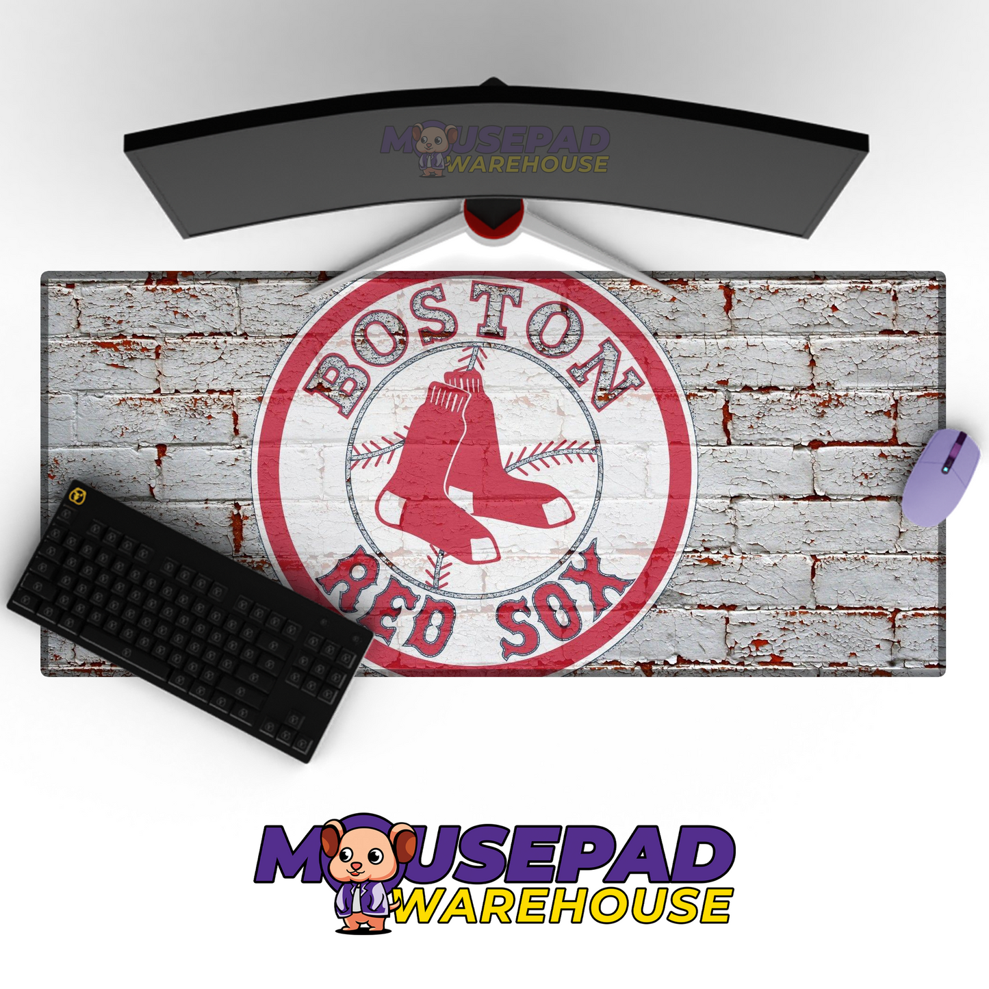 Boston Red Sox V11 Mousepad Mockup