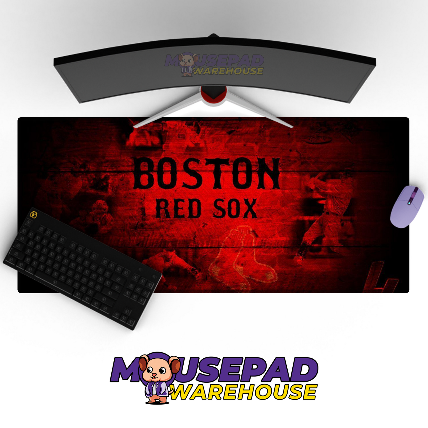 Boston Red Sox V12 Mousepad Mockup