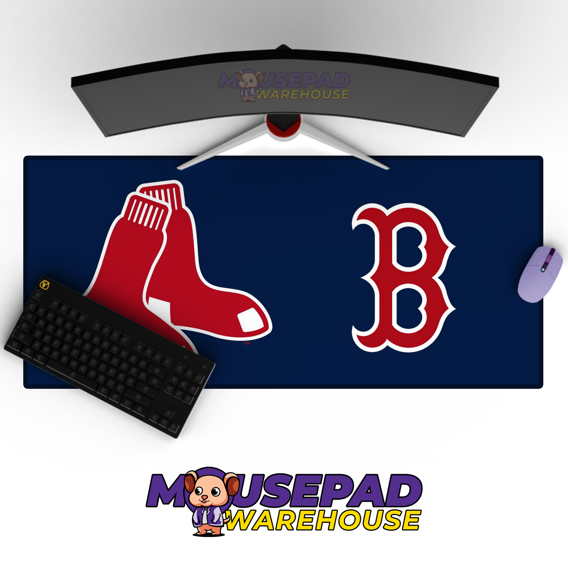 Boston Red Sox V13 Mousepad Mockup