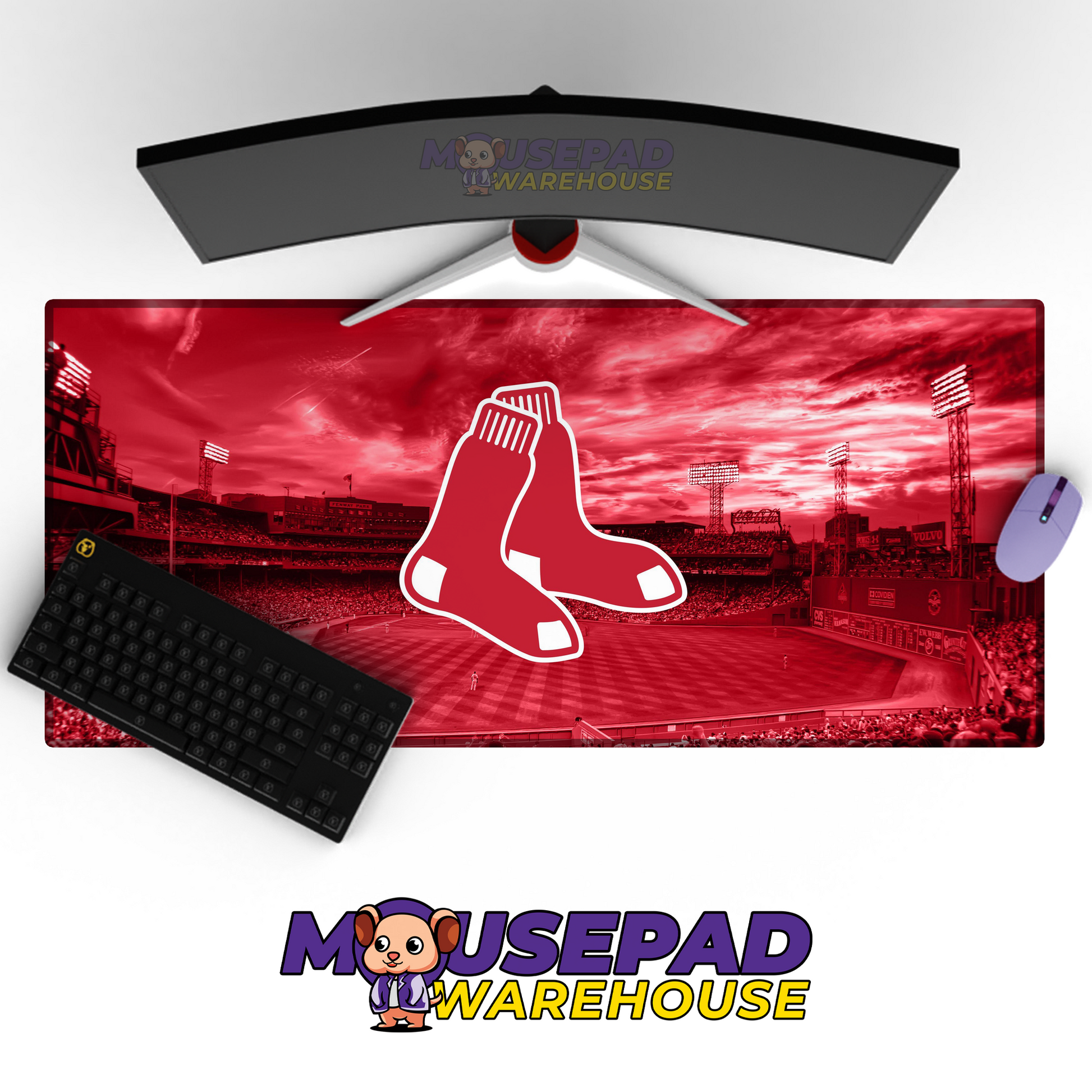 Boston Red Sox V15 Mousepad Mockup