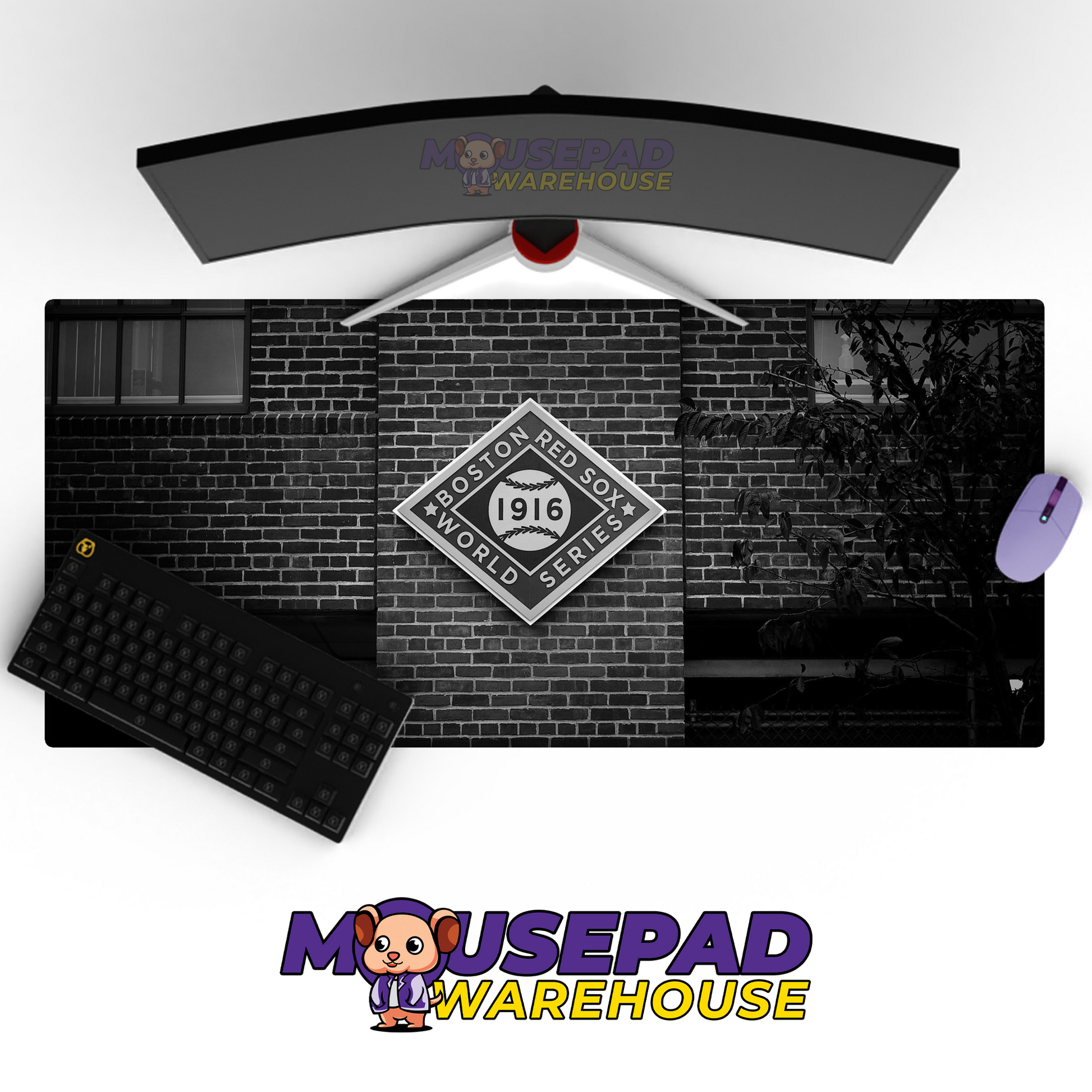 Boston Red Sox V19 Mousepad Mockup