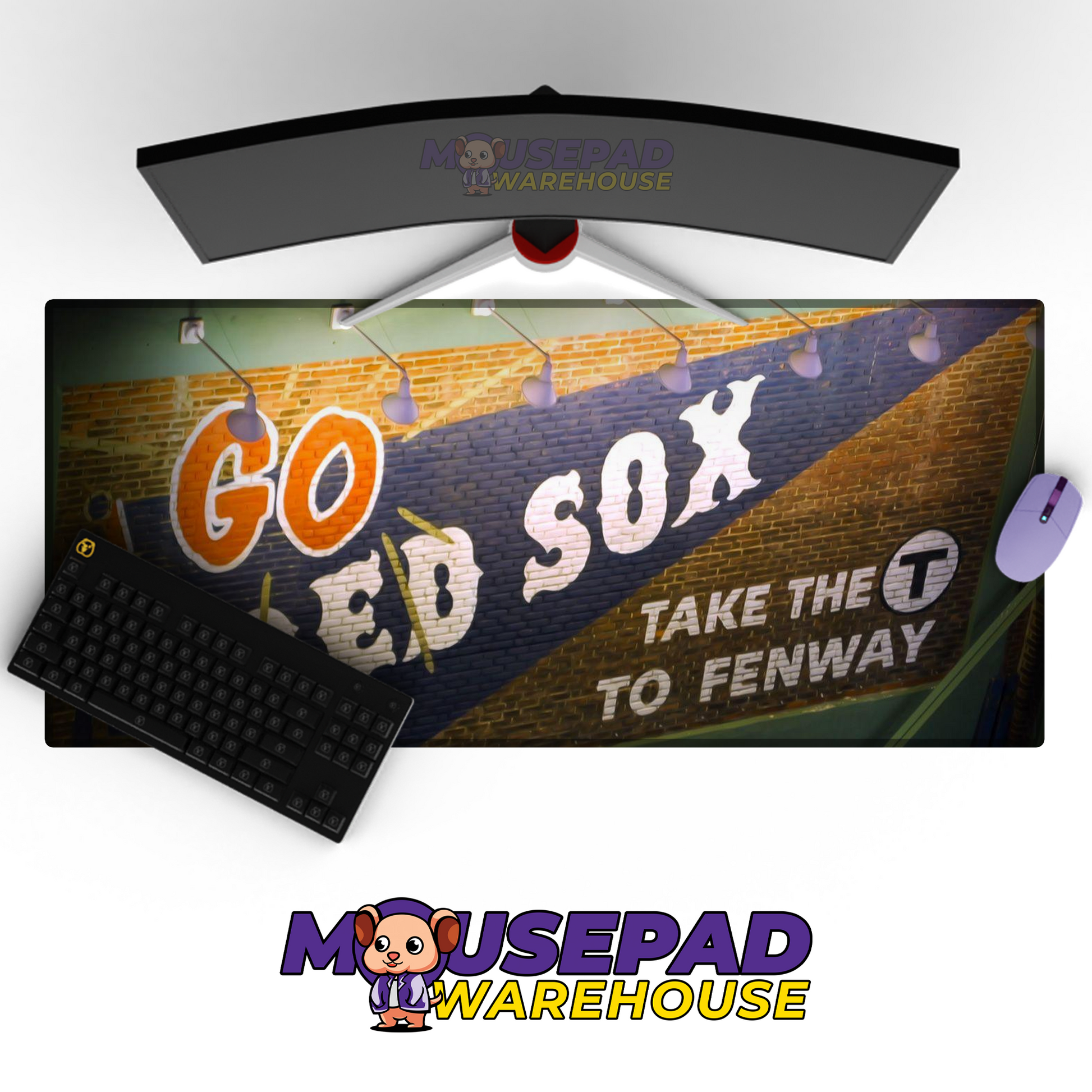 Boston Red Sox V3 Mousepad Mockup