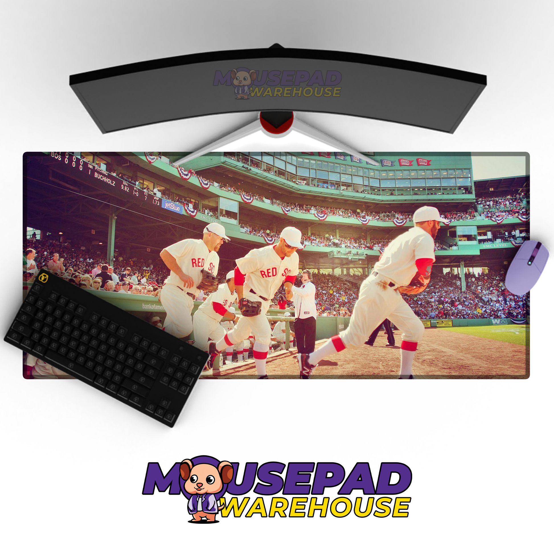 Boston Red Sox V4 Mousepad Mockup