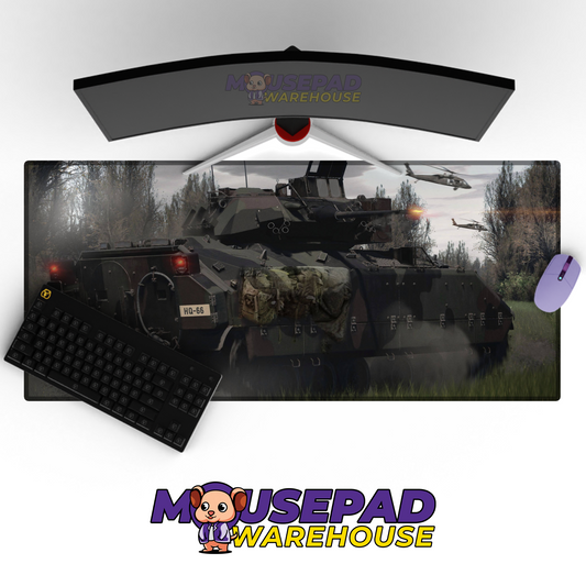 Bradley Fighting Vehicle V13 Mousepad Deskmat Mockup