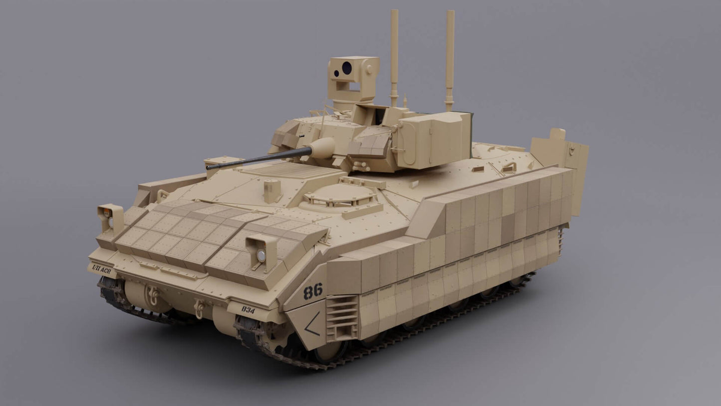 Bradley Fighting Vehicle V16 Mousepad Deskmat