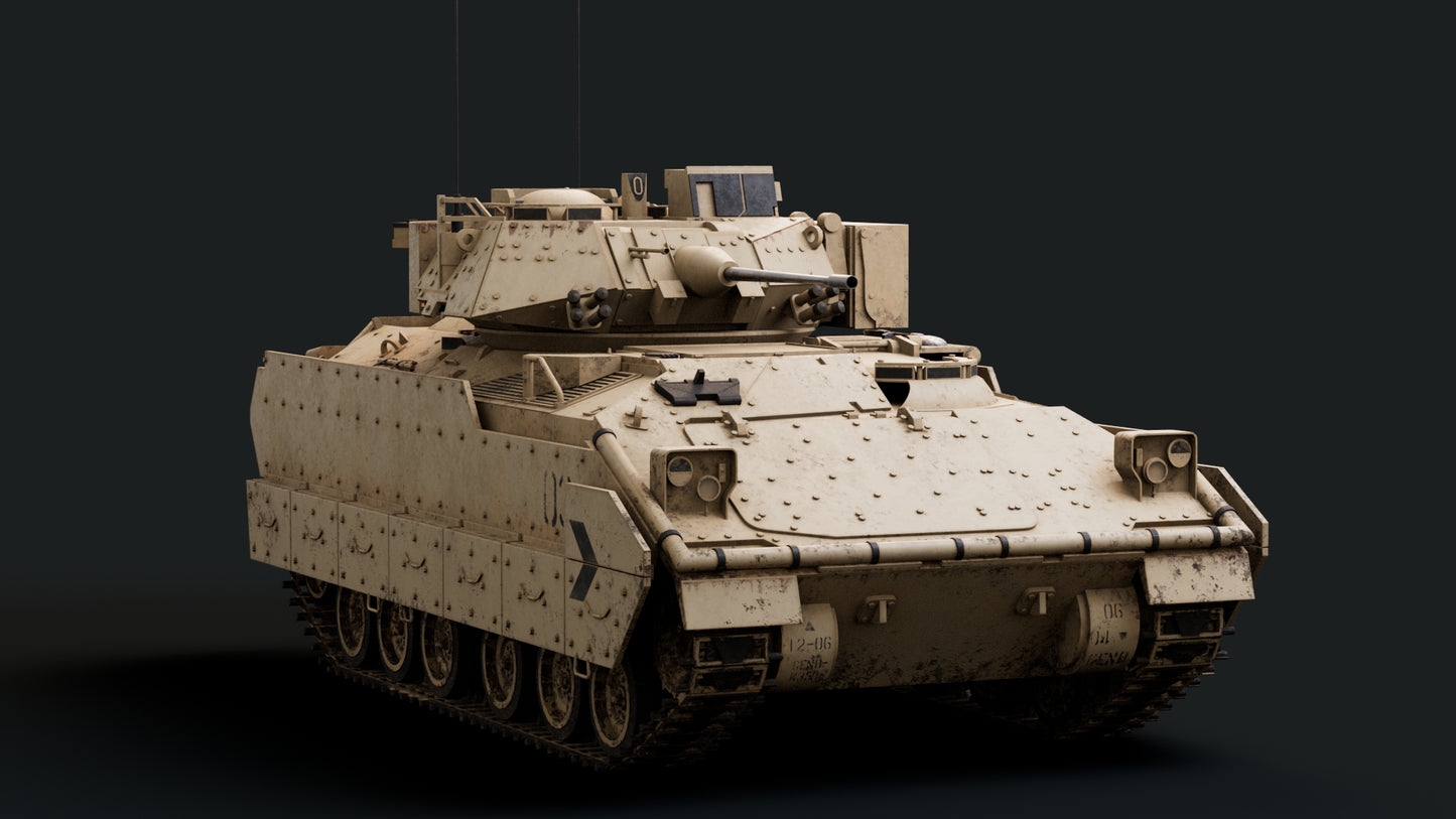 Bradley Fighting Vehicle V18 Mousepad Deskmat