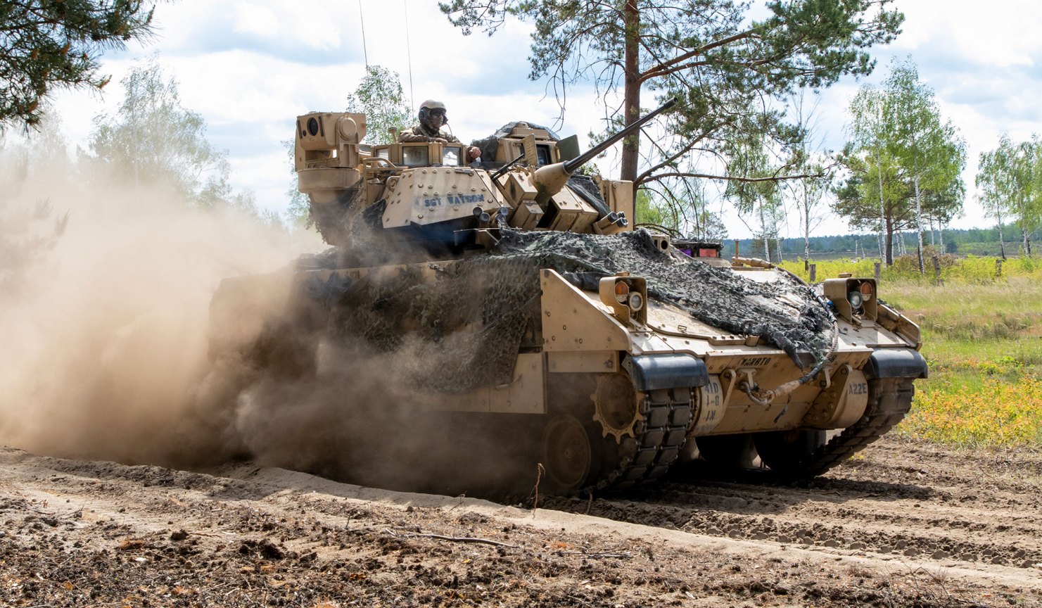 Bradley Fighting Vehicle V4 Mousepad Deskmat