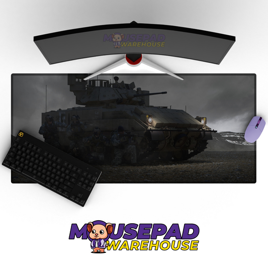Bradley Fighting Vehicle V5 Mousepad Deskmat Mockup