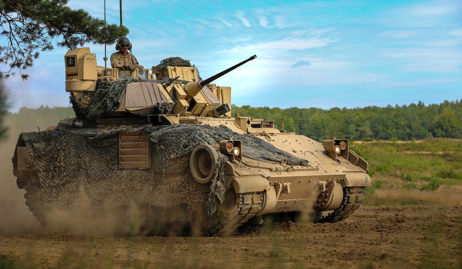 Bradley Fighting Vehicle V9 Mousepad Deskmat