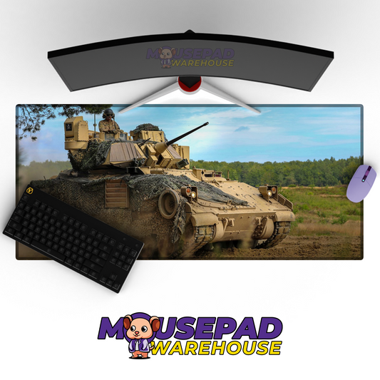 Bradley Fighting Vehicle V9 Mousepad Deskmat Mockup