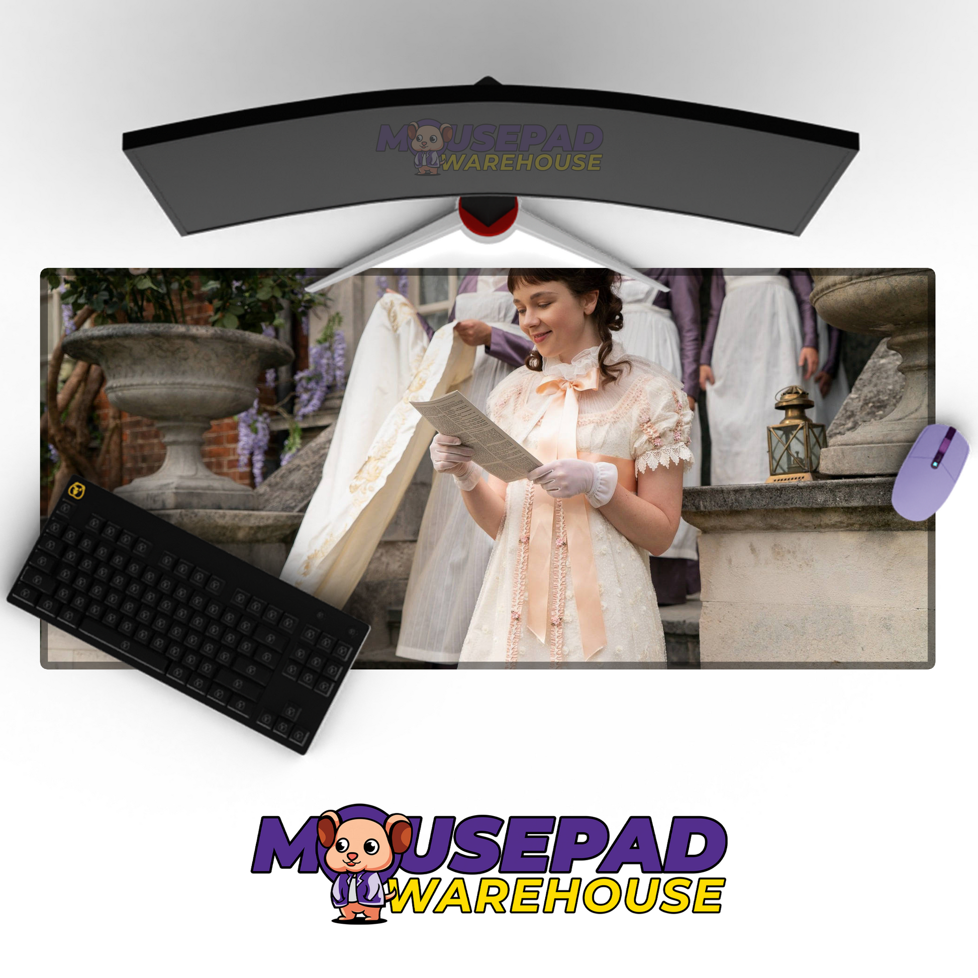 Bridgerton V1 Mousepad Mockup