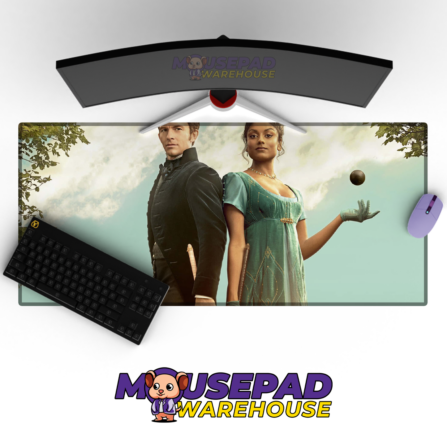 Bridgerton V21 Mousepad Mockup