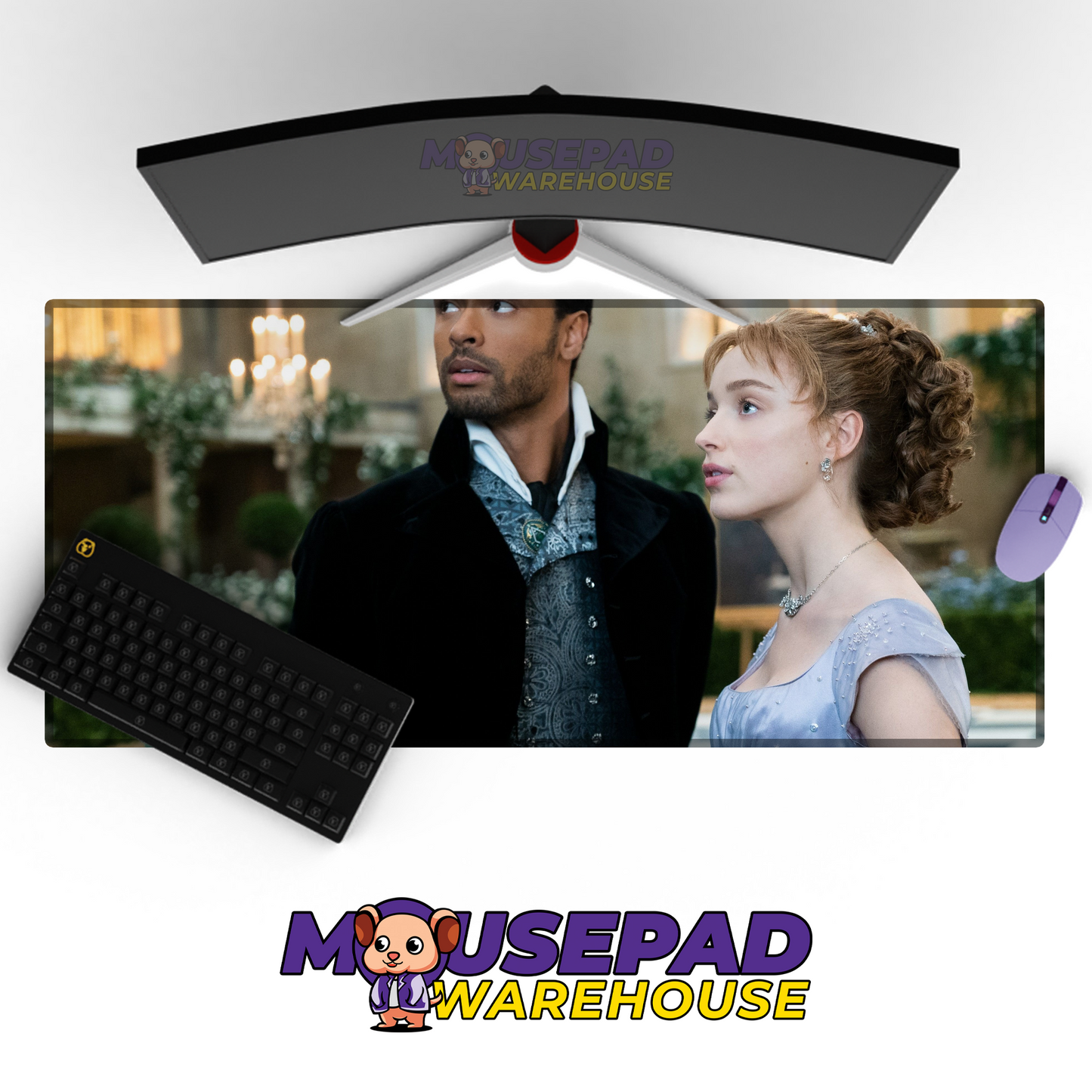 Bridgerton V22 Mousepad Mockup