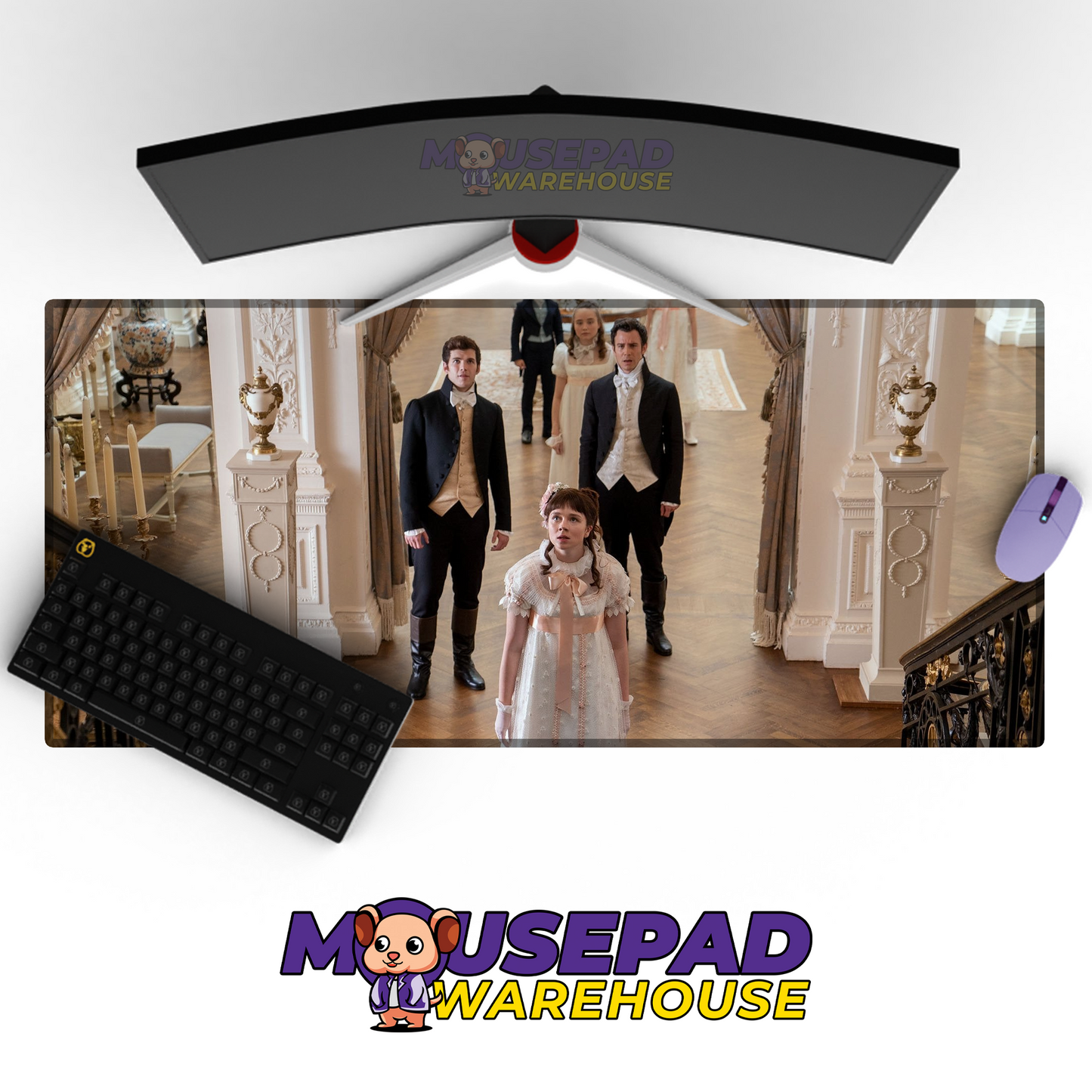Bridgerton V2 Mousepad Mockup