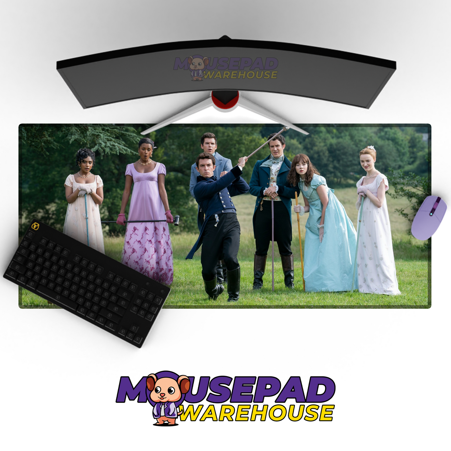 Bridgerton V7 Mousepad Mockup