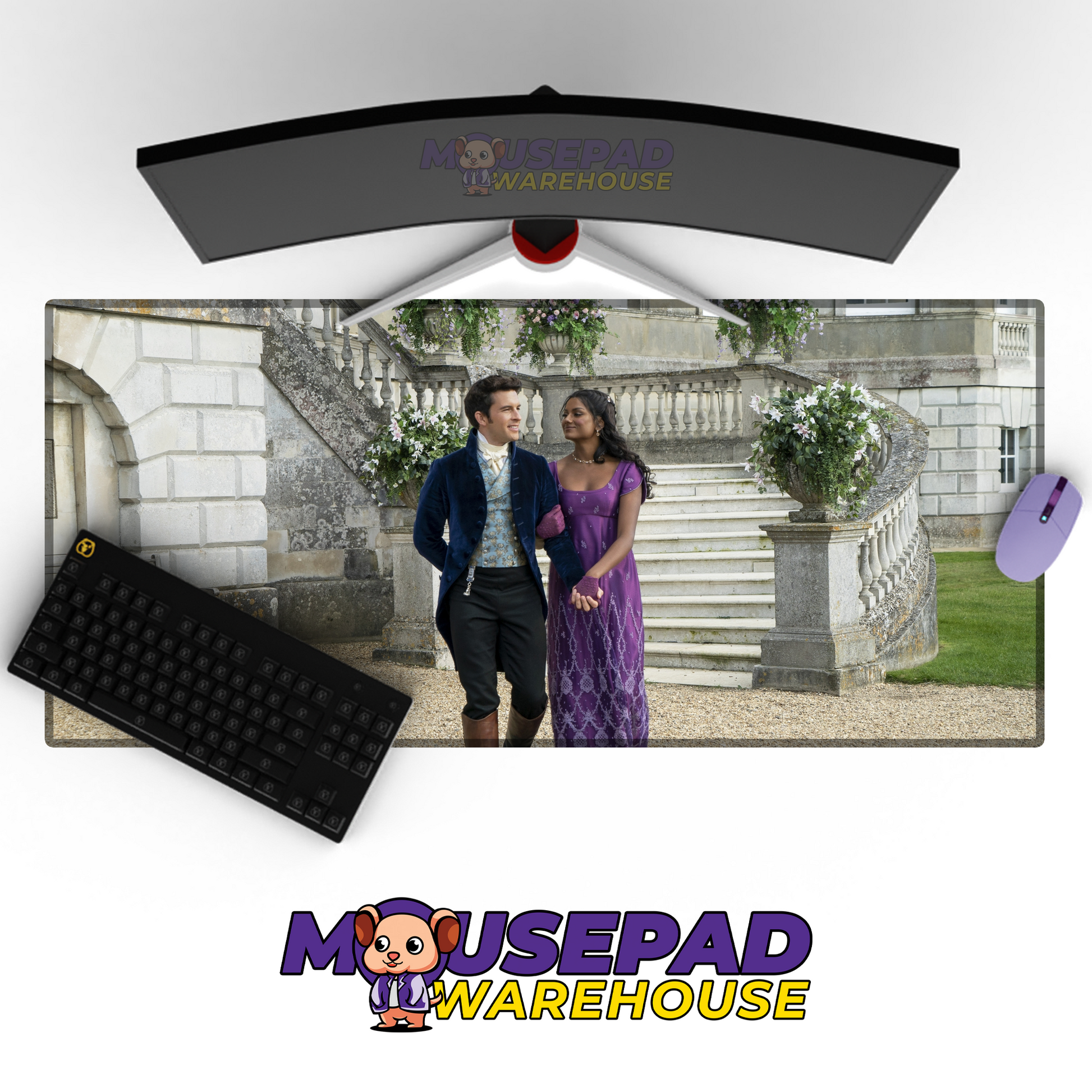 Bridgerton V8 Mousepad Mockup