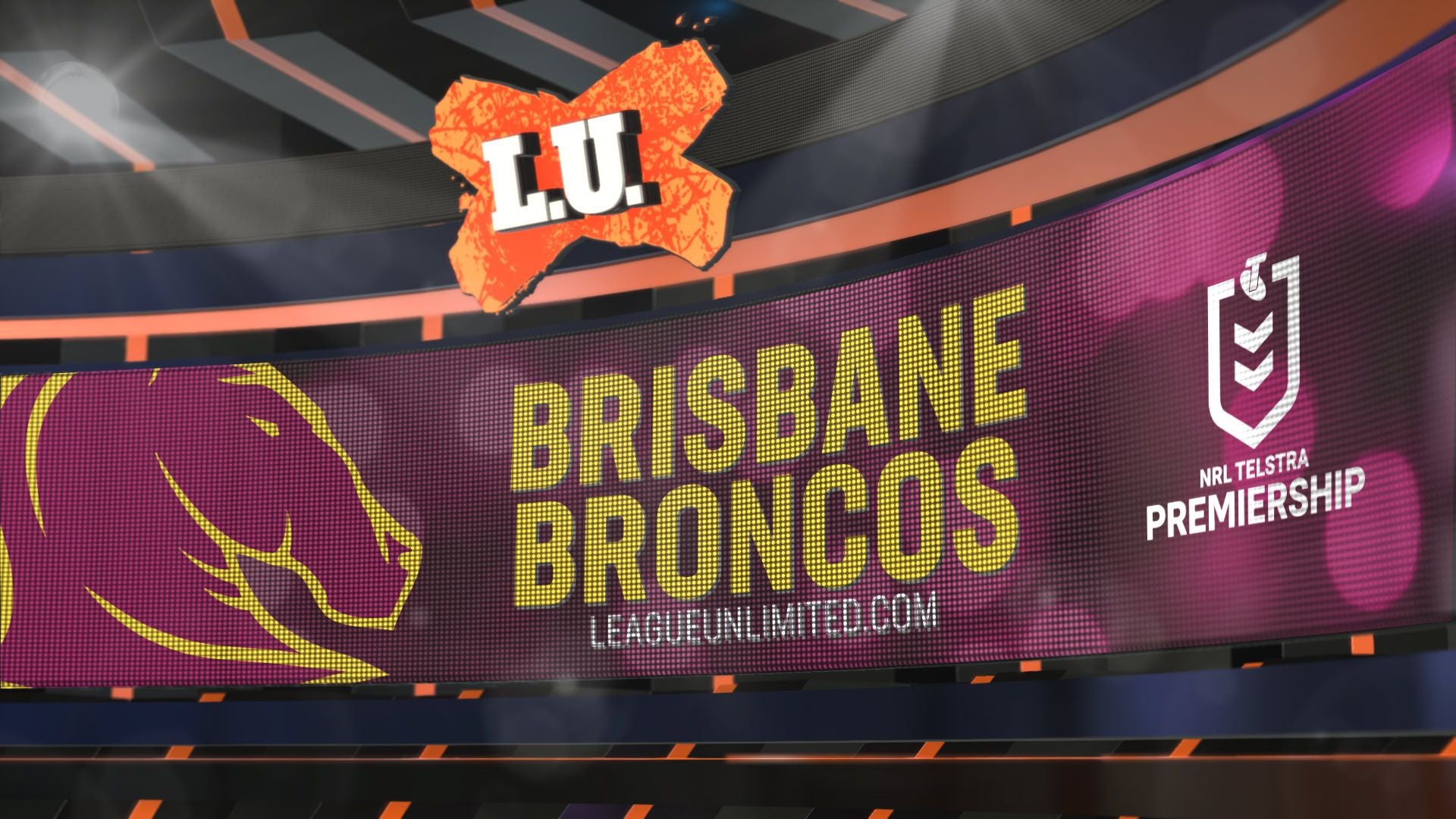 Brisbane Broncos V12 Mousepad Deskmat