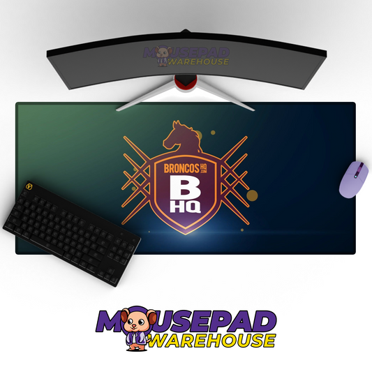 Brisbane Broncos V13 Mousepad Deskmat Mockup