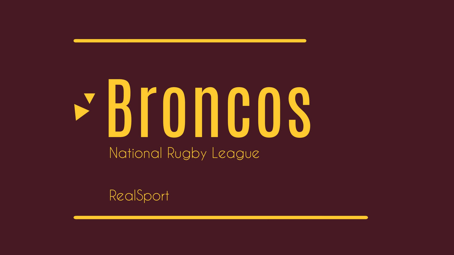 Brisbane Broncos V14 Mousepad Deskmat