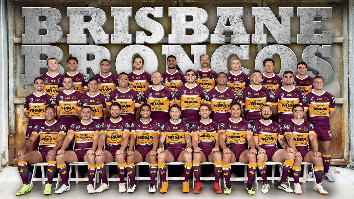 Brisbane Broncos V4 Mousepad Deskmat