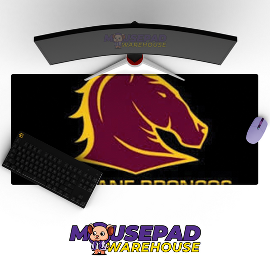 Brisbane Broncos V7 Mousepad Deskmat Mockup