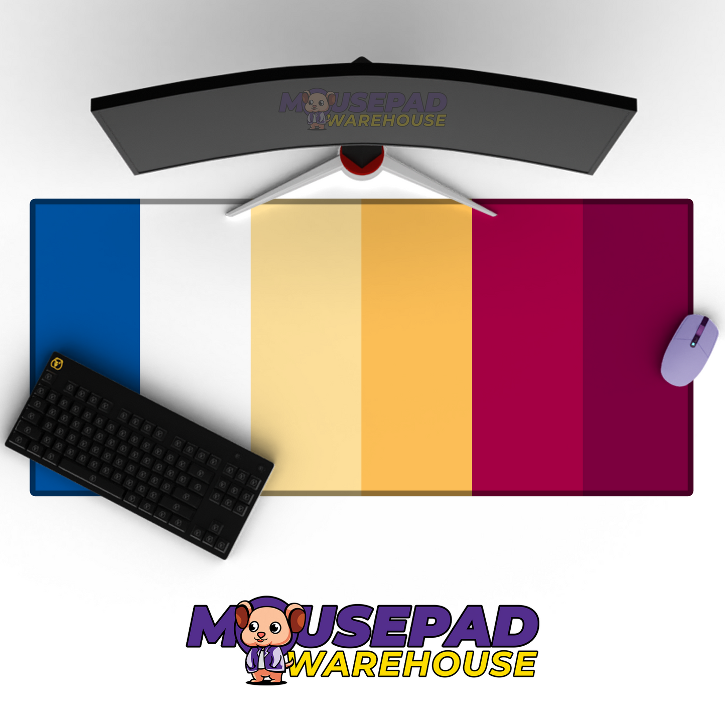 Brisbane Lions V8 Mousepad Deskmat Mockup
