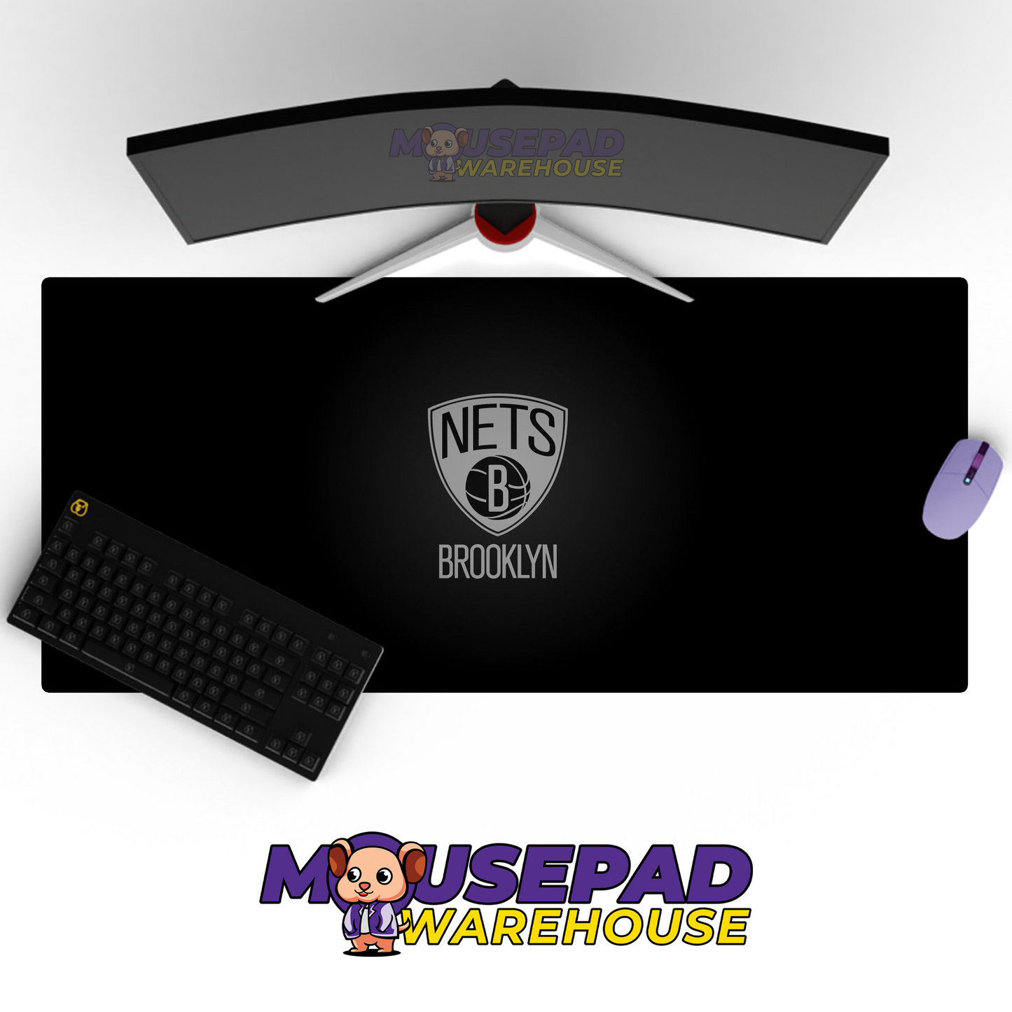 Brooklyn Nets V10 Mousepad Mockup
