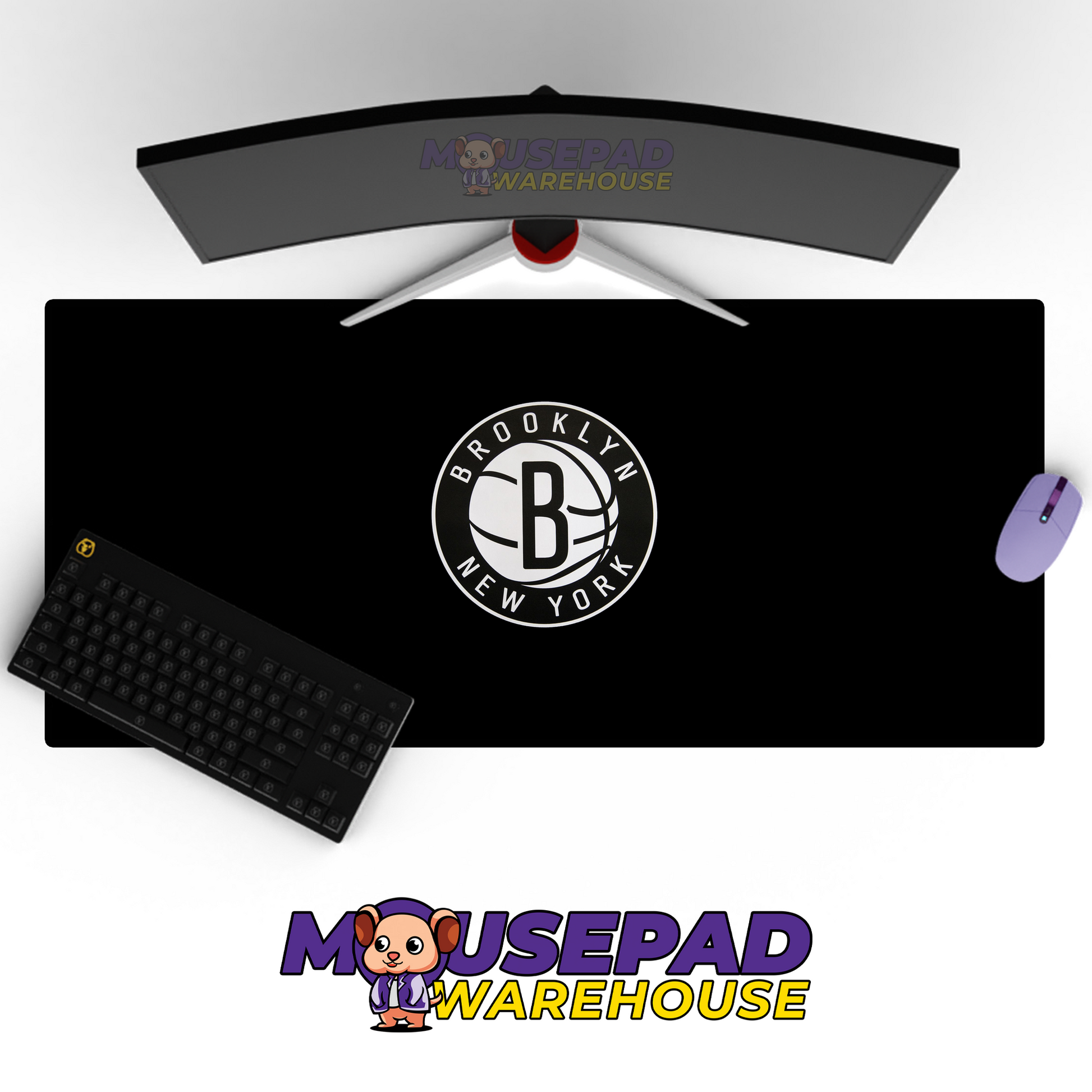 Brooklyn Nets V12 Mousepad Mockup