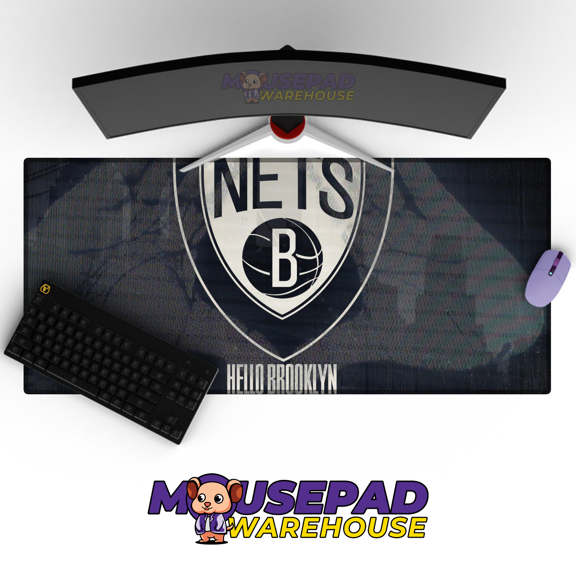 Brooklyn Nets V17 Mousepad Mockup