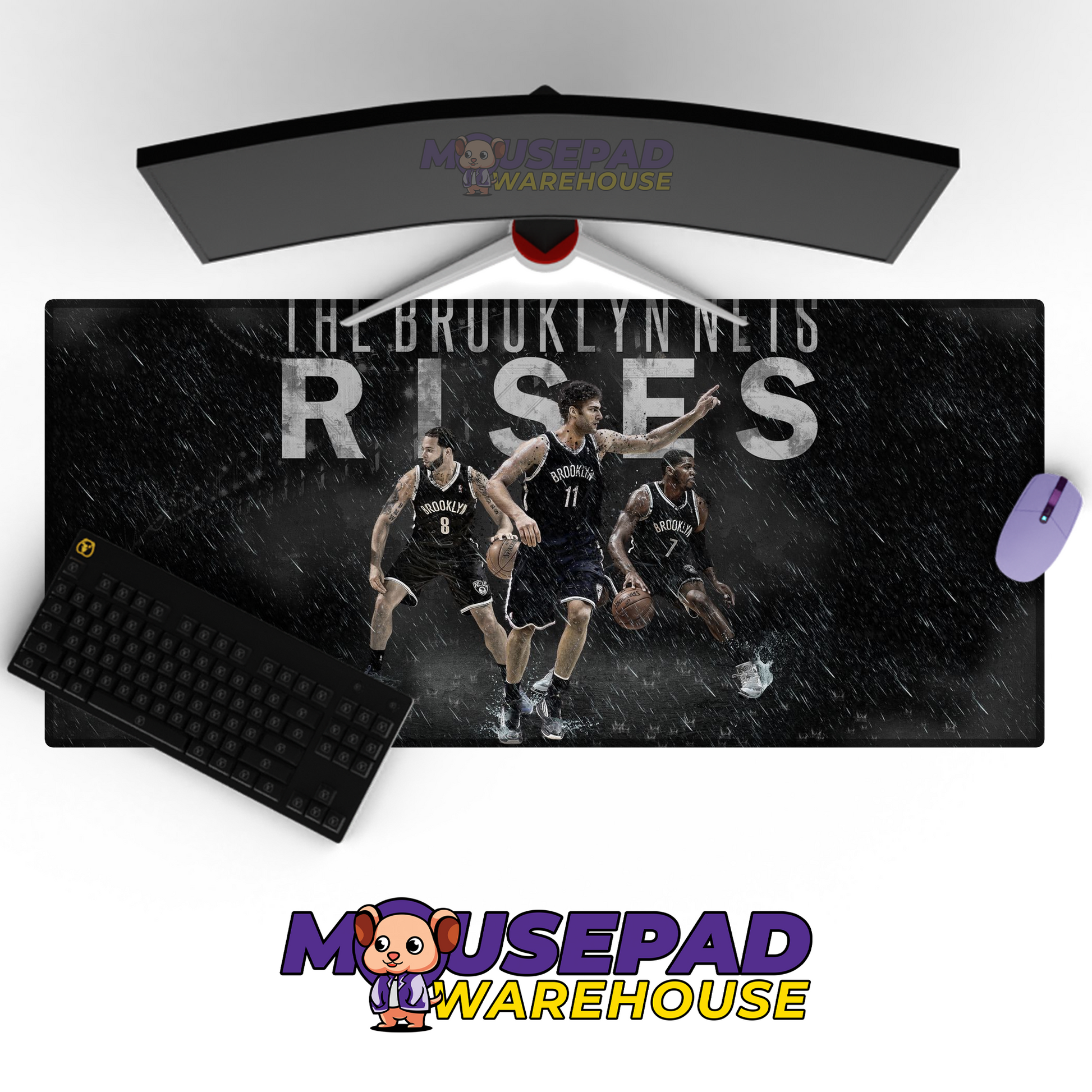 Brooklyn Nets V19 Mousepad Mockup