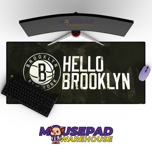 Brooklyn Nets V20 Mousepad Mockup
