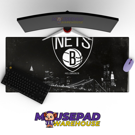 Brooklyn Nets V4 Mousepad Mockup